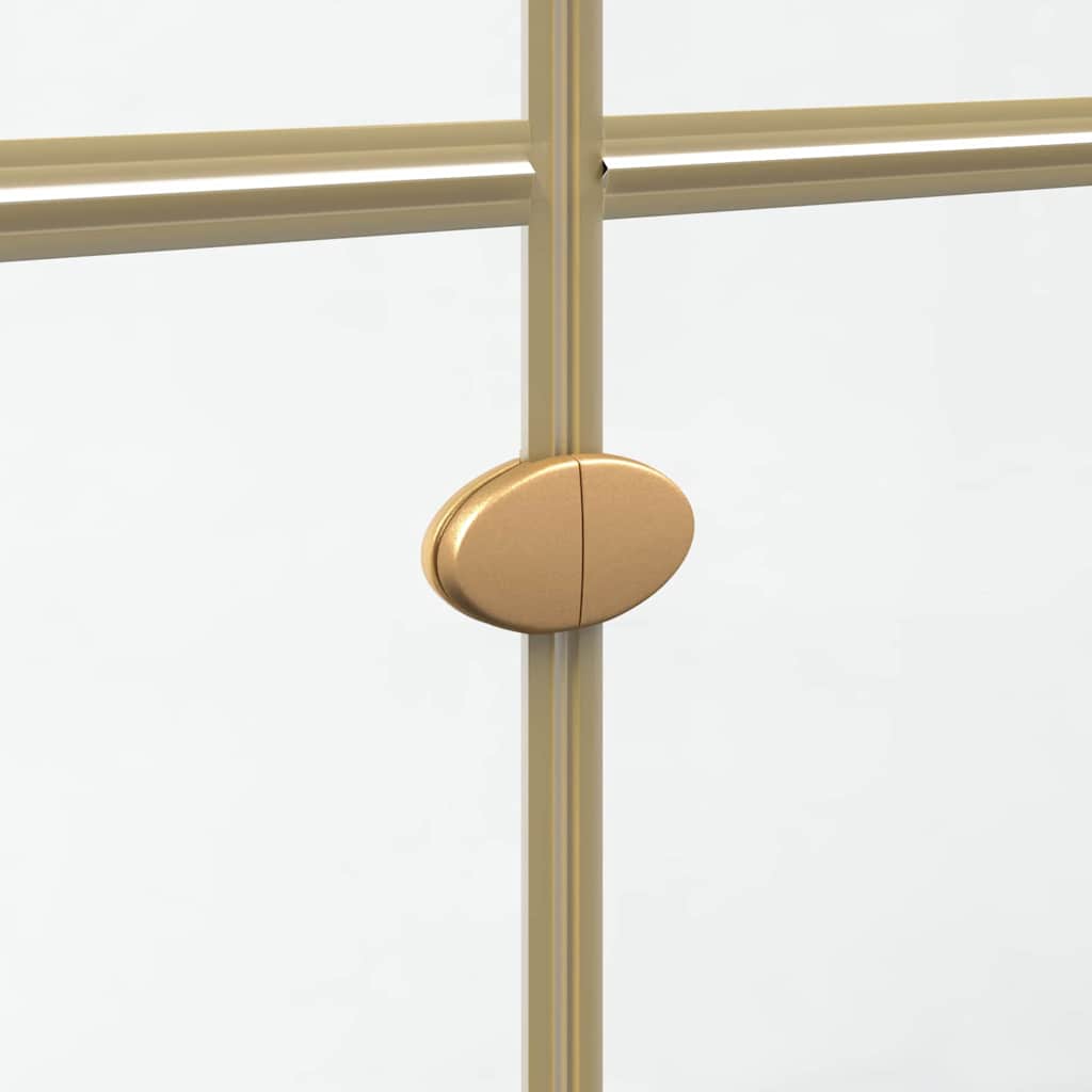 Walk-In Duschwand Gold 120 x 6,5 x 190 cm