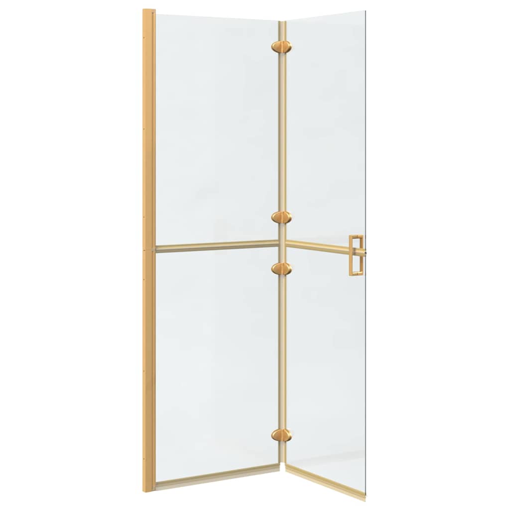 Walk-In Duschwand Gold 120 x 6,5 x 190 cm