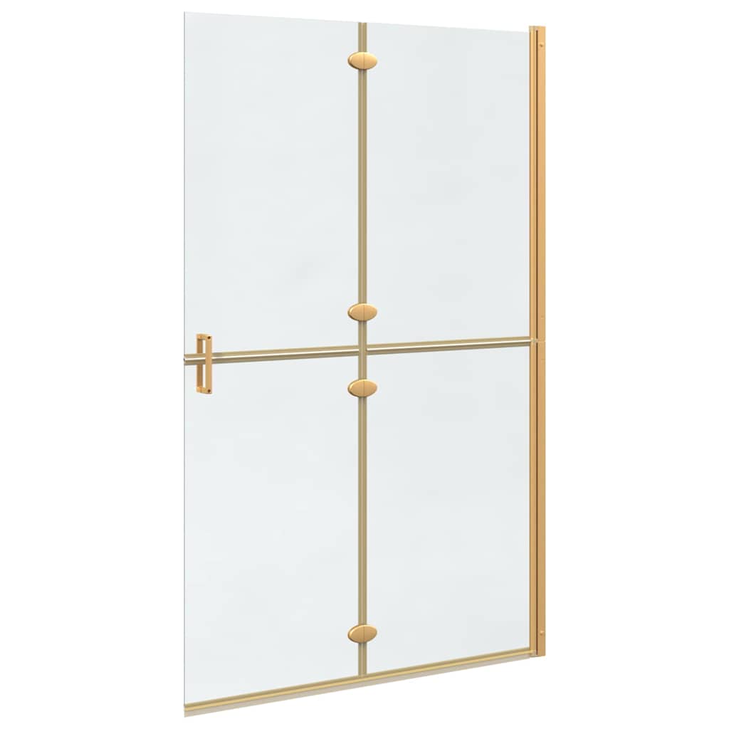 Walk-In Duschwand Gold 120 x 6,5 x 190 cm