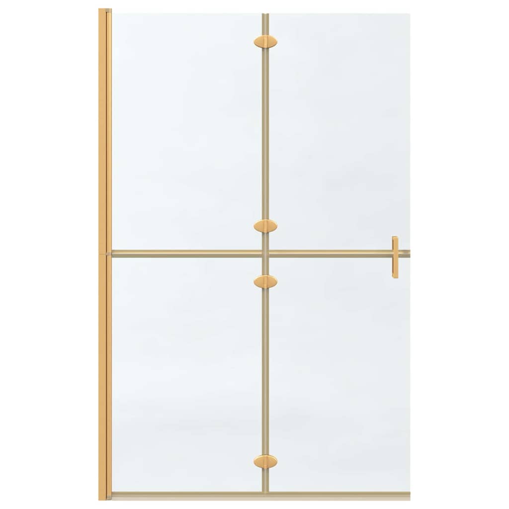 Walk-In Duschwand Gold 120 x 6,5 x 190 cm