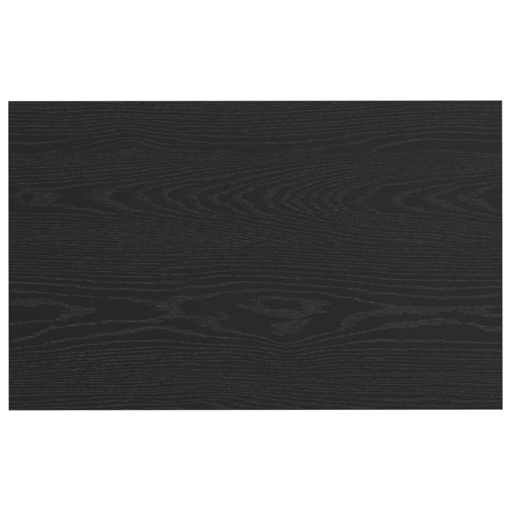 Couchtisch Schwarz Eichen-Optik 80 x 50 x 40 cm Holzwerkstoff