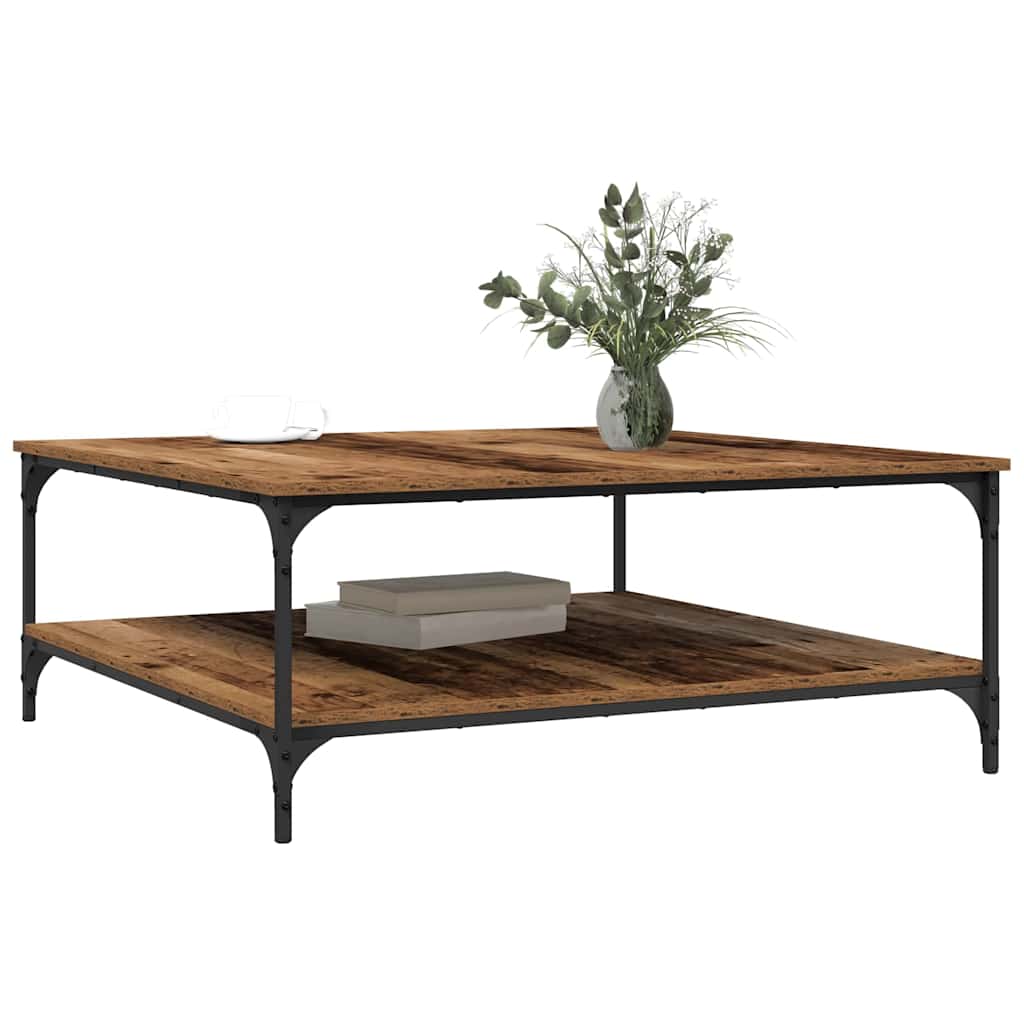 Couchtisch Altholz 100 x 100 x 40 cm Holzwerkstoff