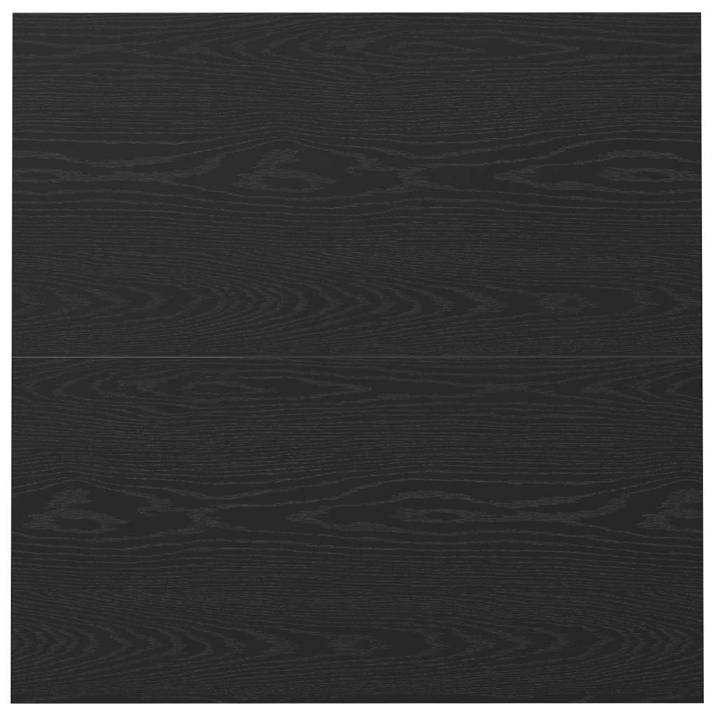Couchtisch Schwarz Eichen-Optik 100 x 100 x 40 cm Holzwerkstoff