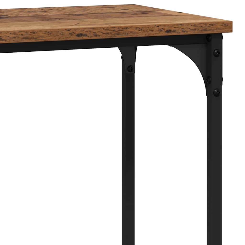 Konsolentisch Altholz 101 x 30,5 x 75 cm Holzwerkstoff