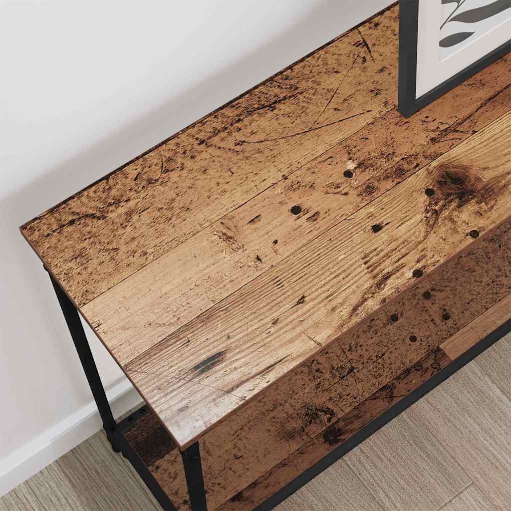 Konsolentisch Altholz 101 x 30,5 x 75 cm Holzwerkstoff