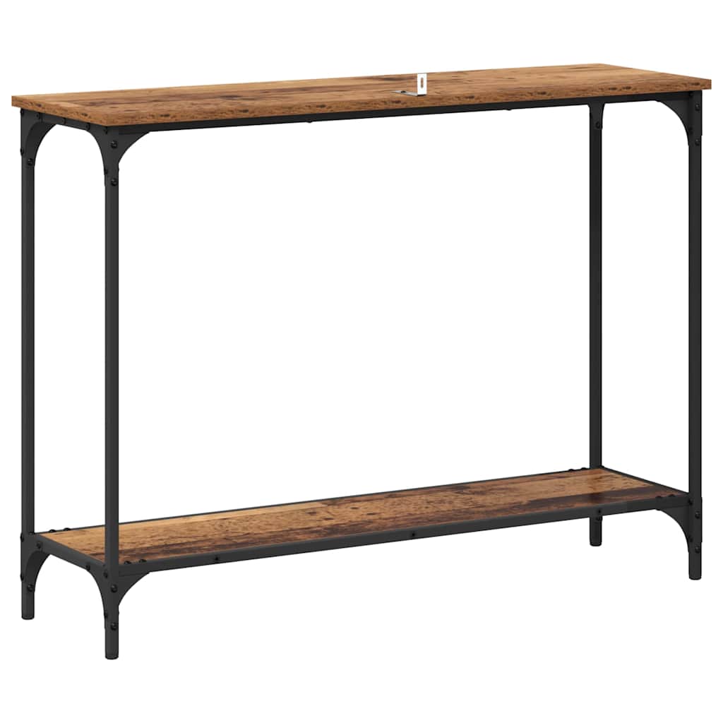 Konsolentisch Altholz 101 x 30,5 x 75 cm Holzwerkstoff