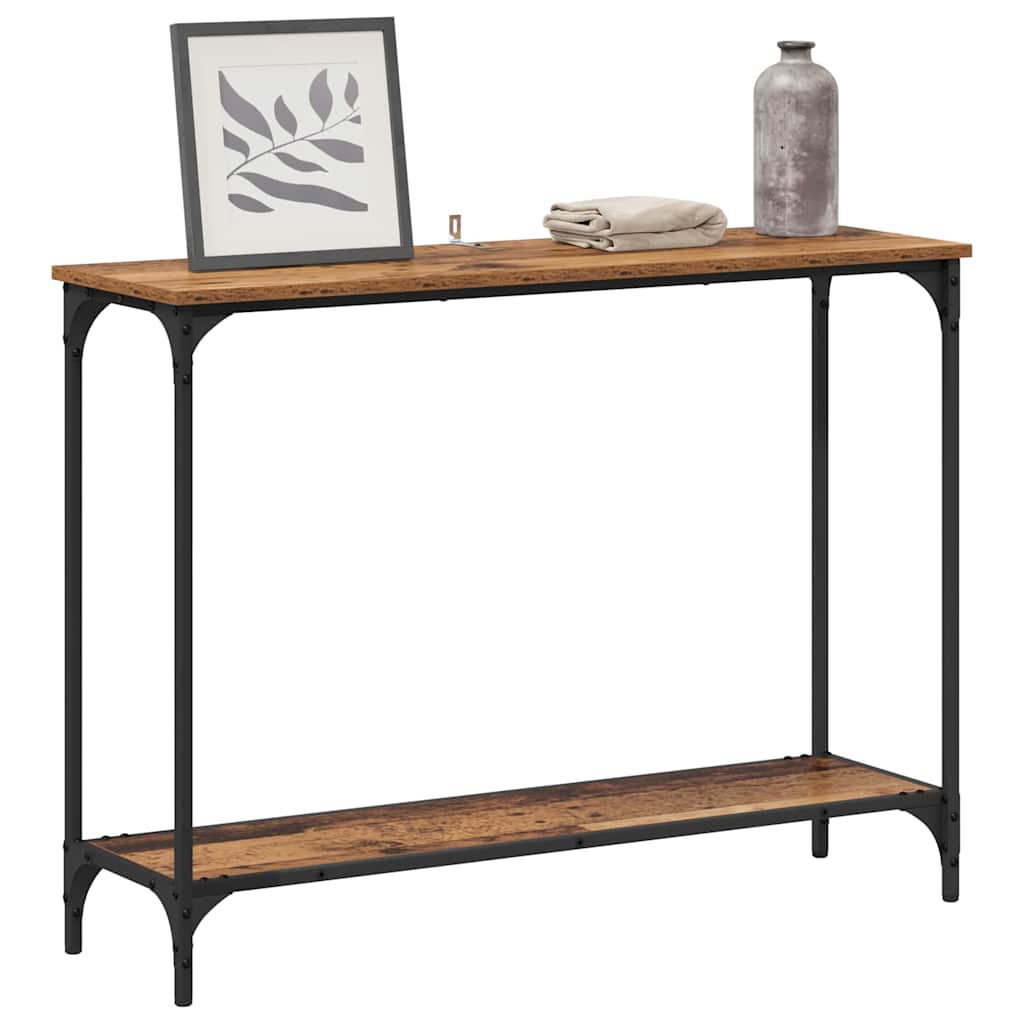 Konsolentisch Altholz 101 x 30,5 x 75 cm Holzwerkstoff