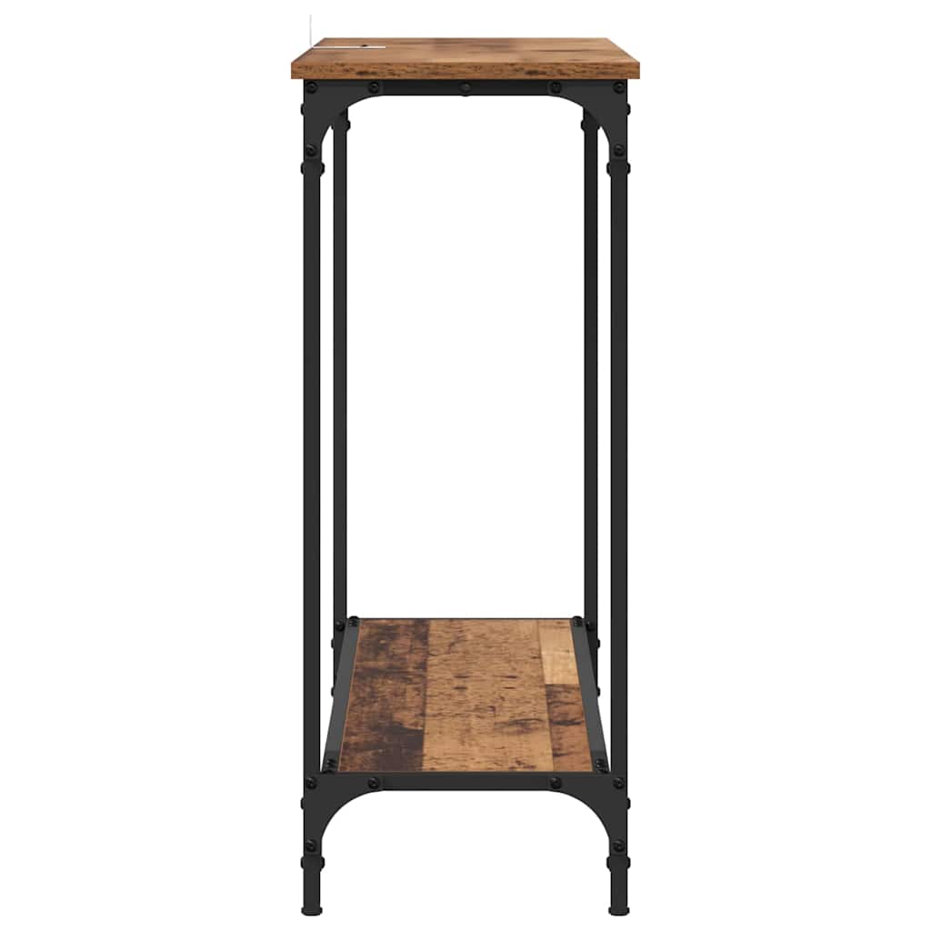 Konsolentisch Altholz 101 x 30,5 x 75 cm Holzwerkstoff
