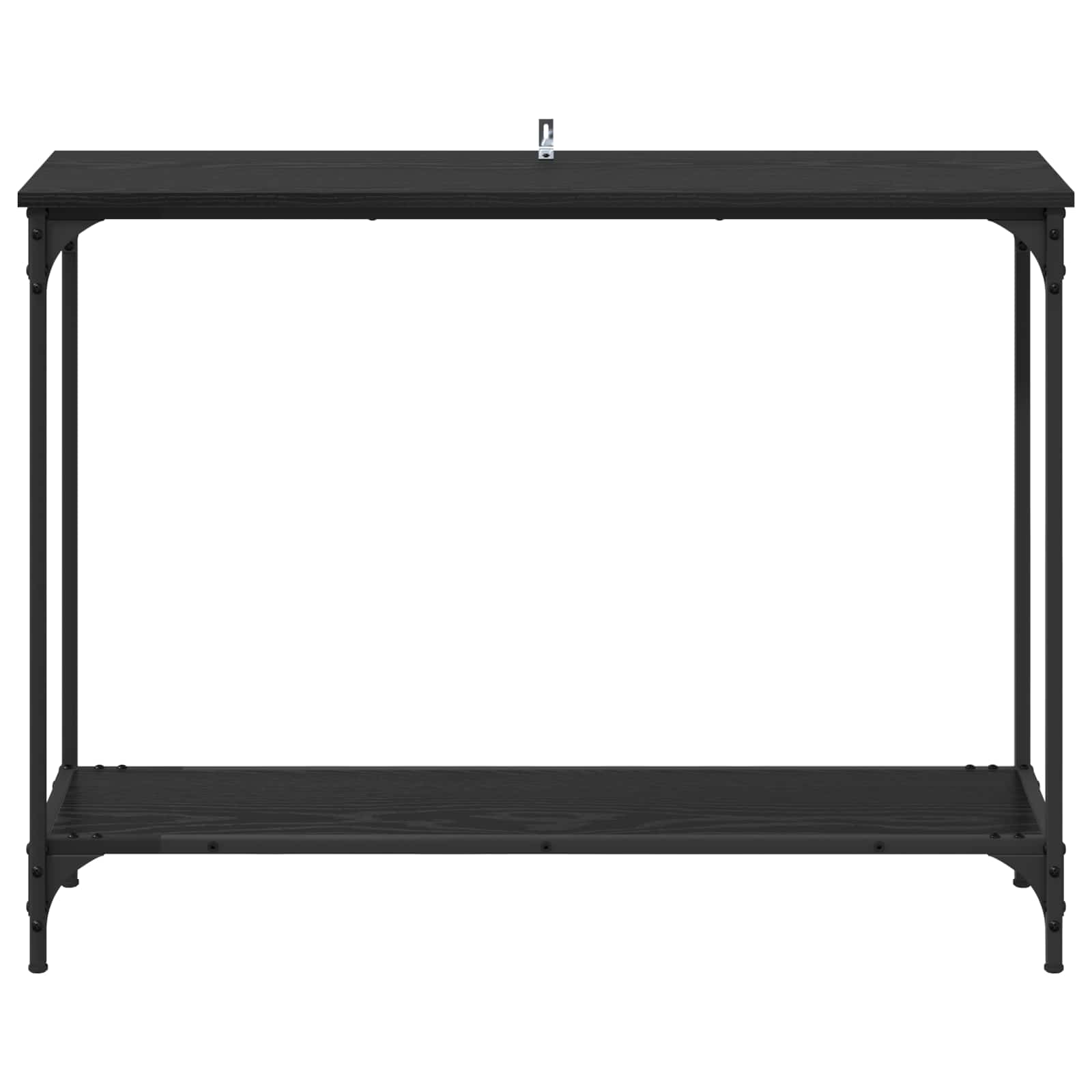 Konsolentisch Schwarz Eichen-Optik 101 x 30,5 x 75 cm