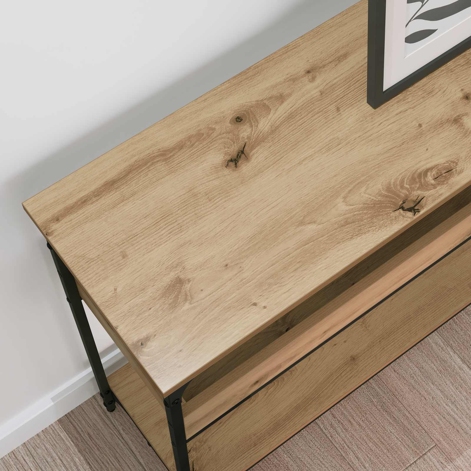 Konsolentisch Artisan-Eiche 100 x 29 x 75 cm Holzwerkstoff