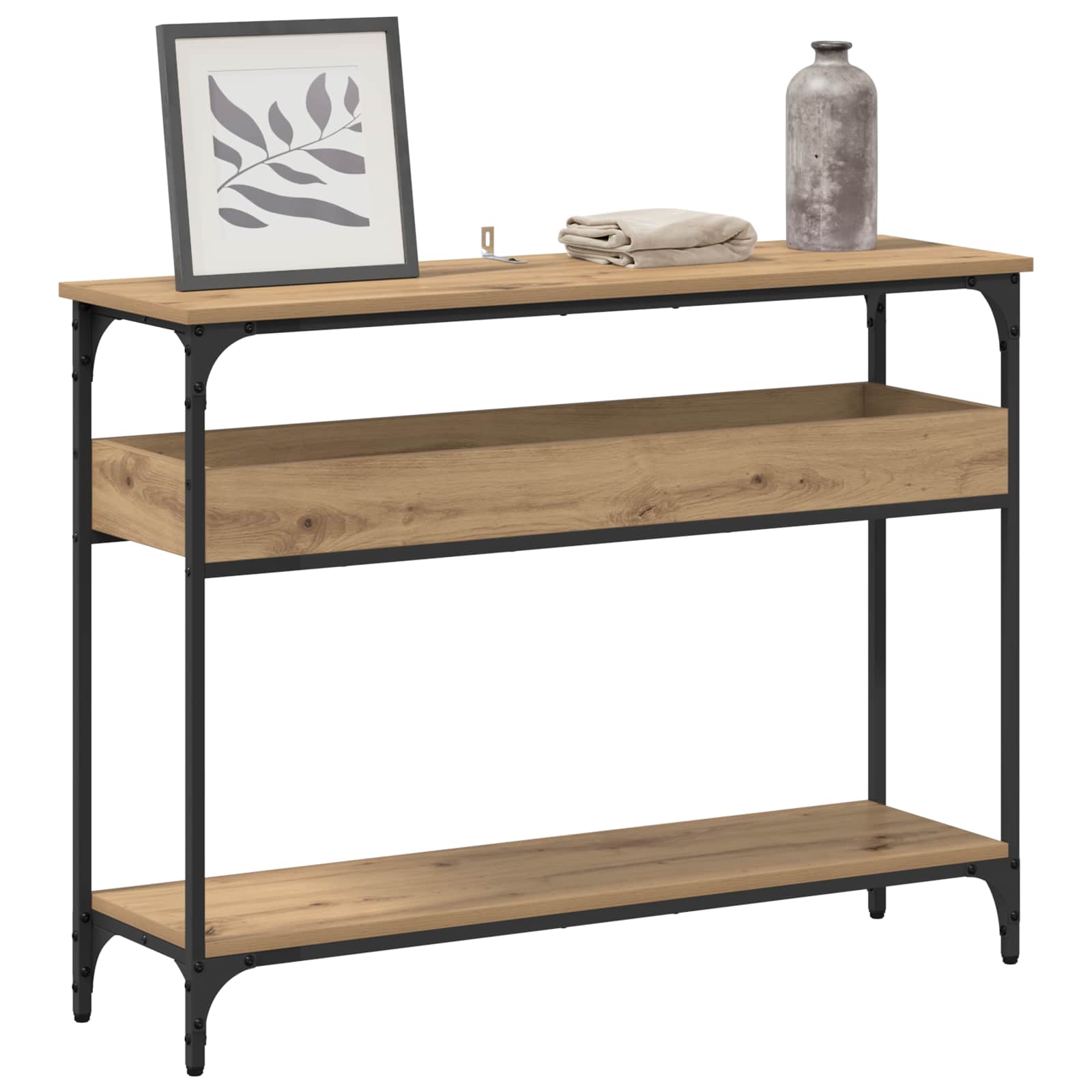 Konsolentisch Artisan-Eiche 100 x 29 x 75 cm Holzwerkstoff