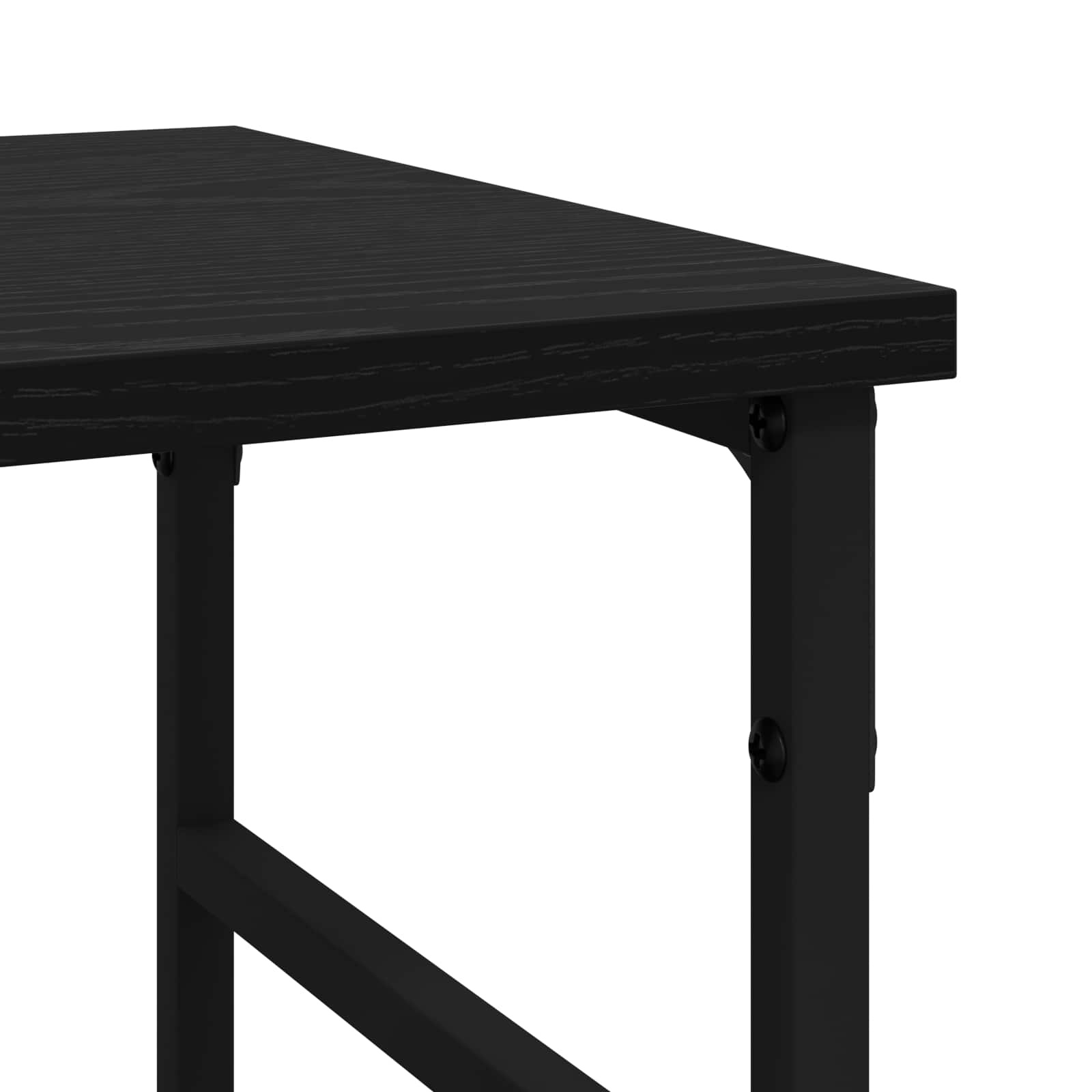 Sideboard Schwarz Eichen-Optik 102 x 32 x 73,5 cm