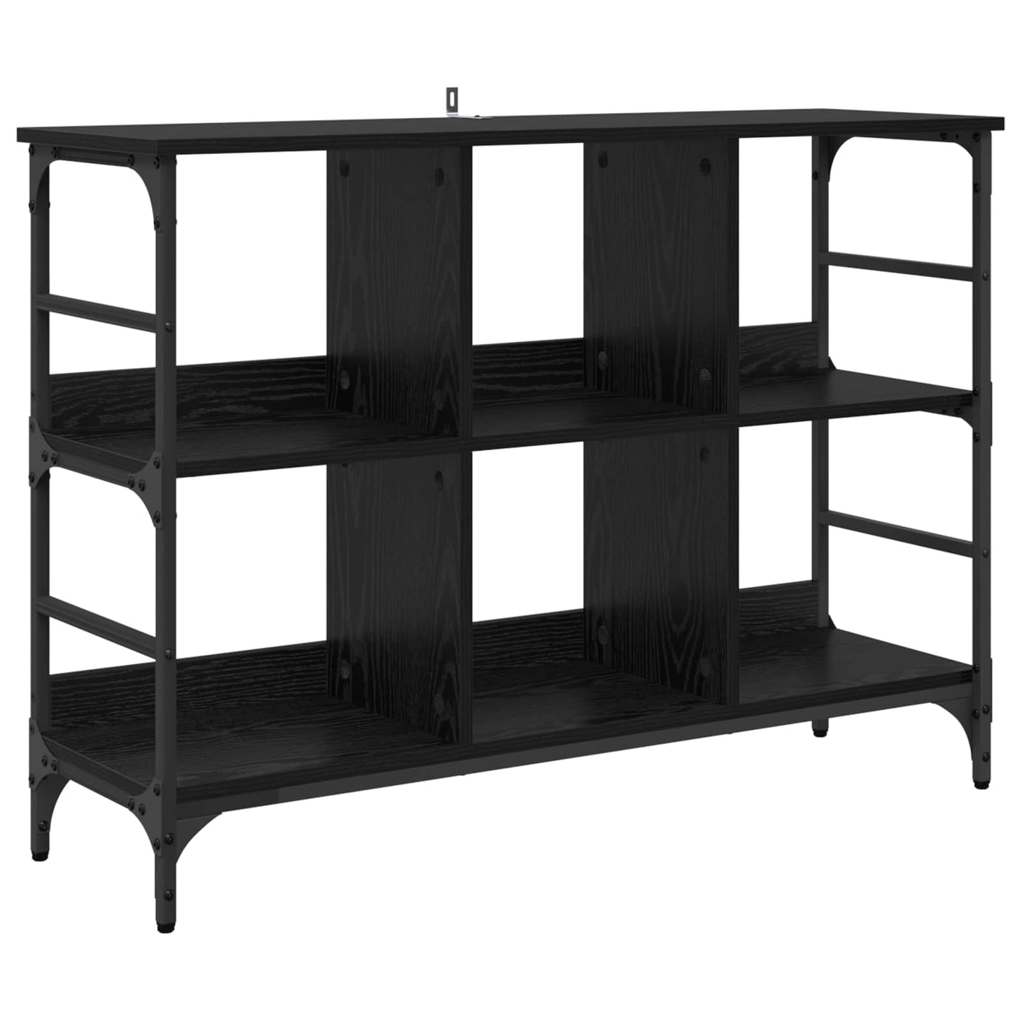 Sideboard Schwarz Eichen-Optik 102 x 32 x 73,5 cm