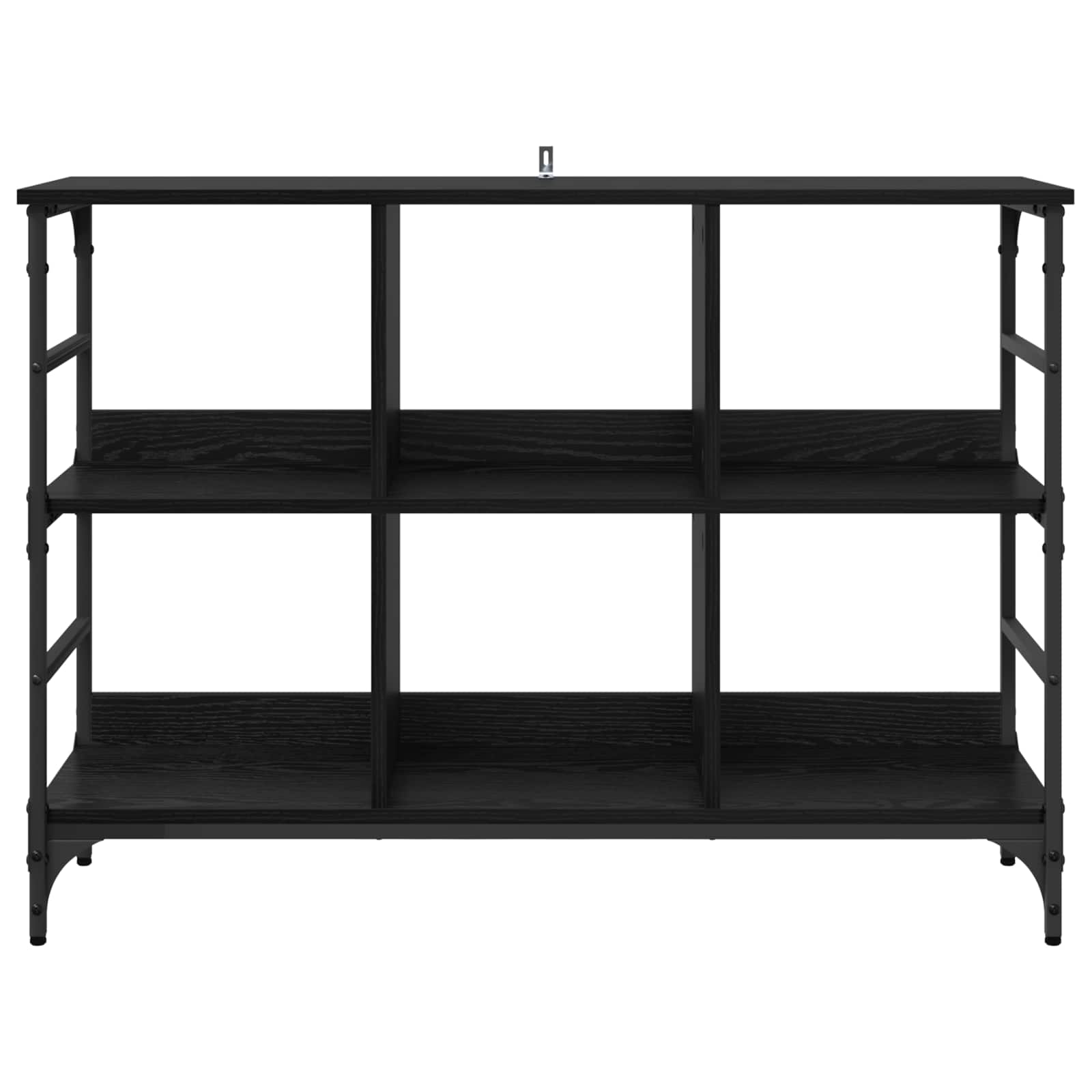 Sideboard Schwarz Eichen-Optik 102 x 32 x 73,5 cm