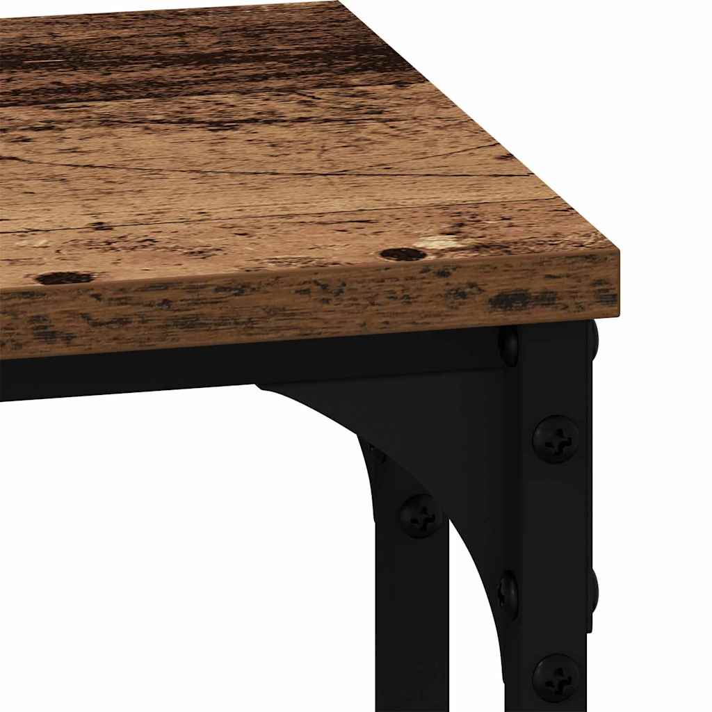 Nesting Couchtisch 3 pcs Altholz 50,5 x 35 x 53 cm