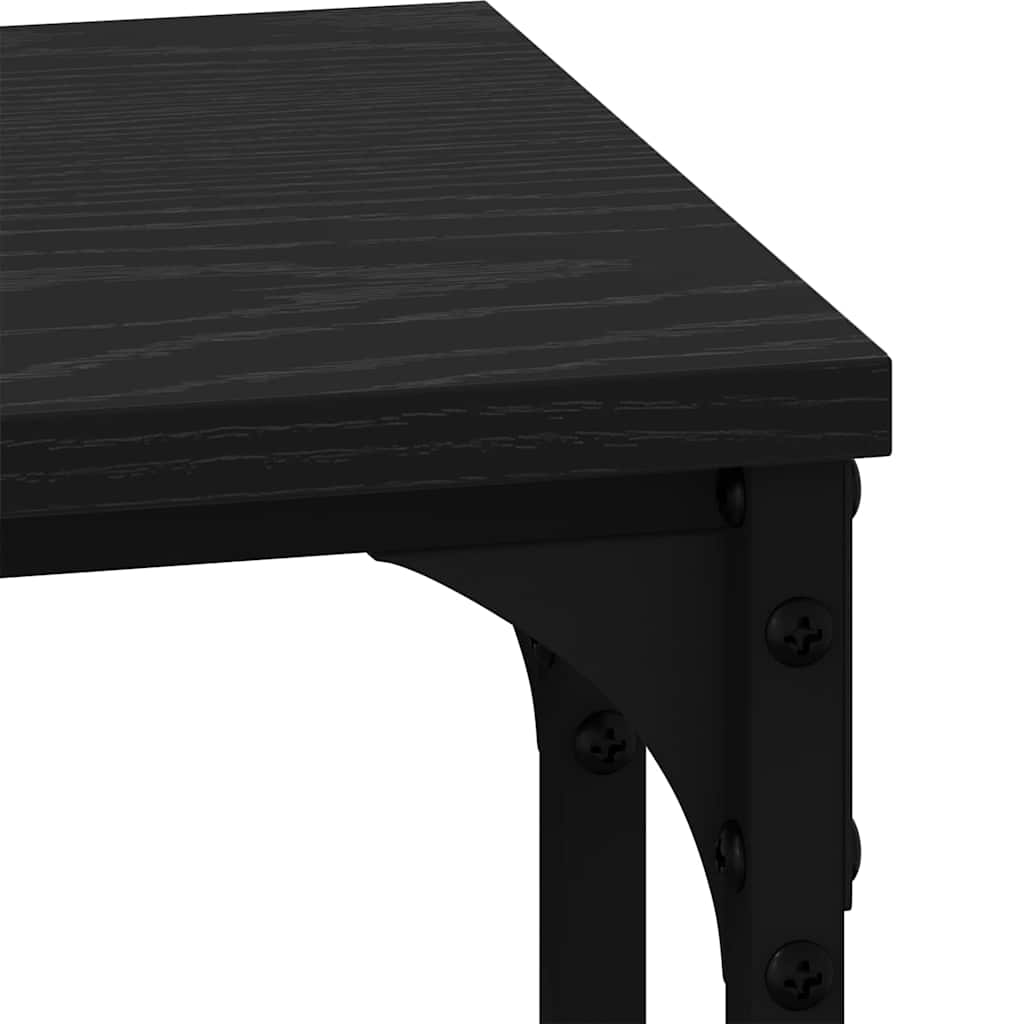 Nesting Couchtisch 3 pcs Schwarze Eiche 50,5 x 35 x 53 cm