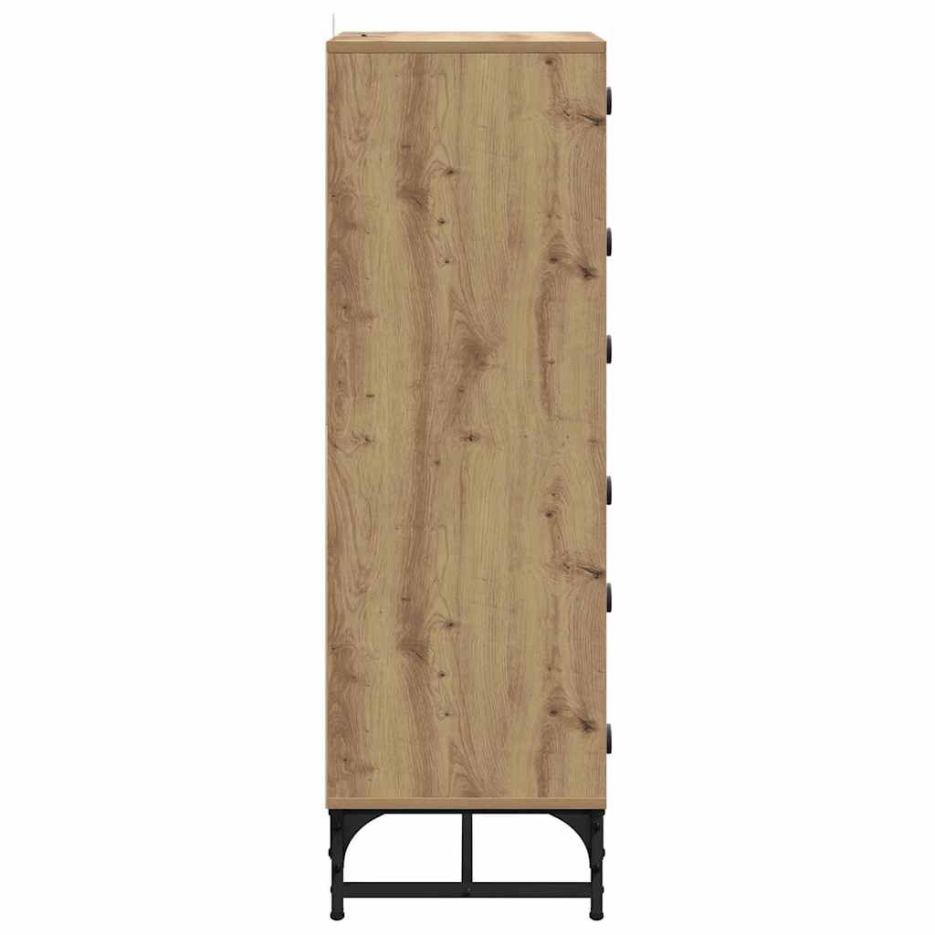 Sideboard Artisan-Eiche 35 x 37 x 117 cm