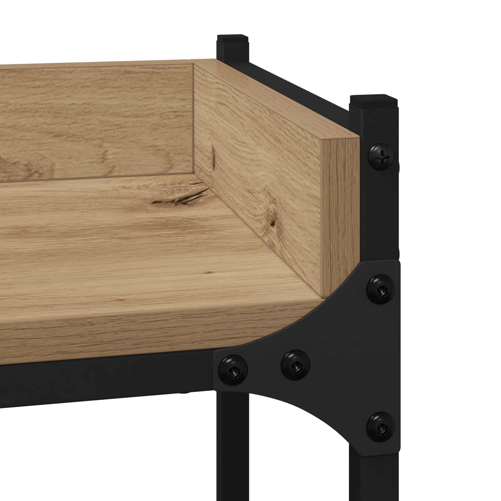 Waschmaschinenregal mit Regal Artisan-Eiche 67 x 25 x 163 cm