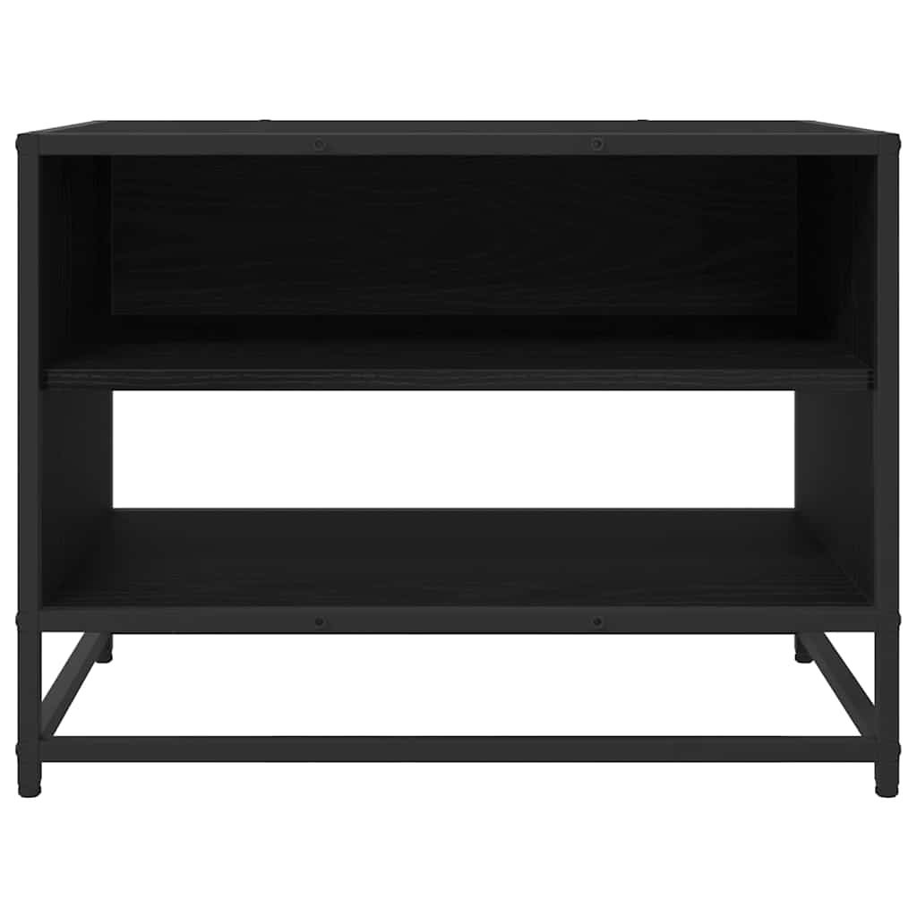 TV-Schränk Schwarz Eichen-Optik 61 x 40 x 46 cm Holzwerkstoff