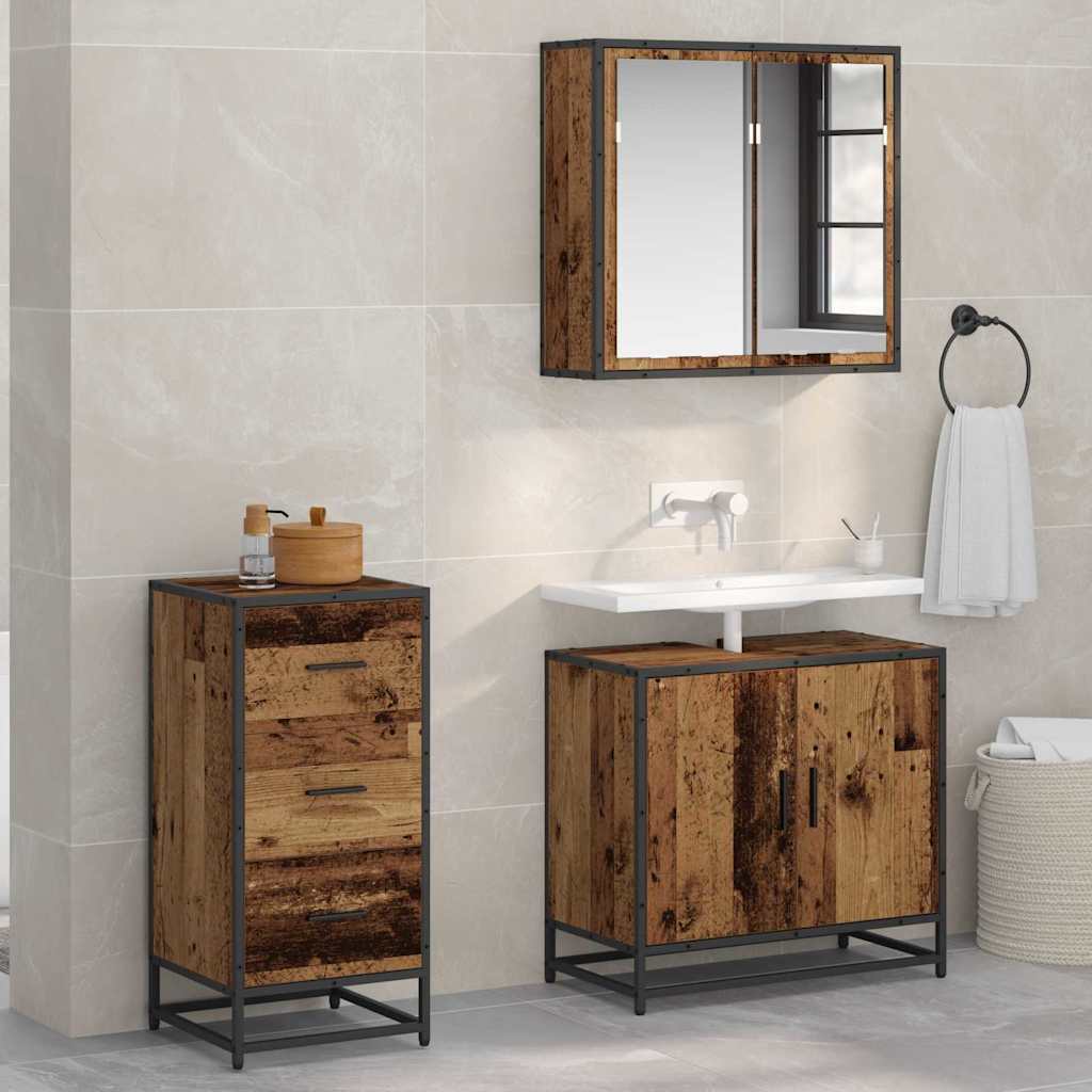 Sideboard Altholz 35,5 x 35 x 76 cm