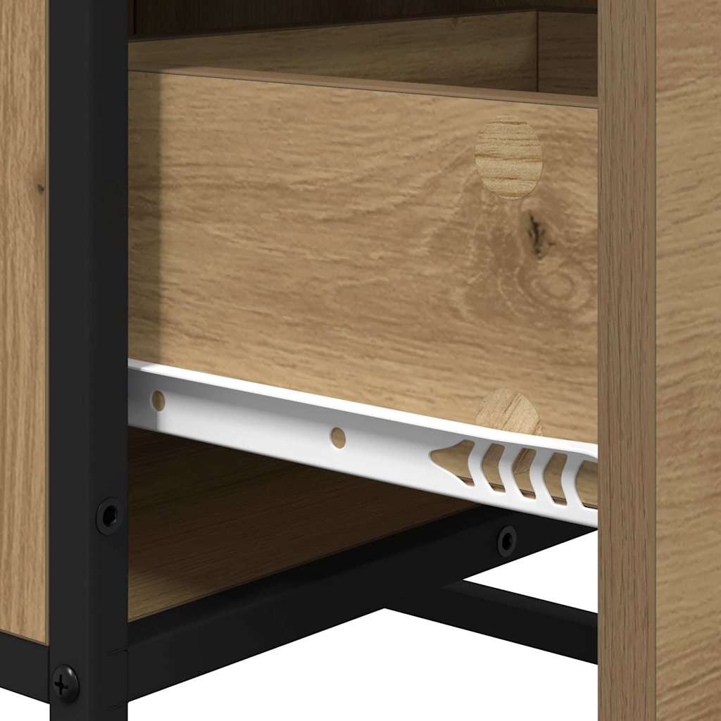 Sideboard Artisan-Eiche 35,5 x 35 x 76 cm