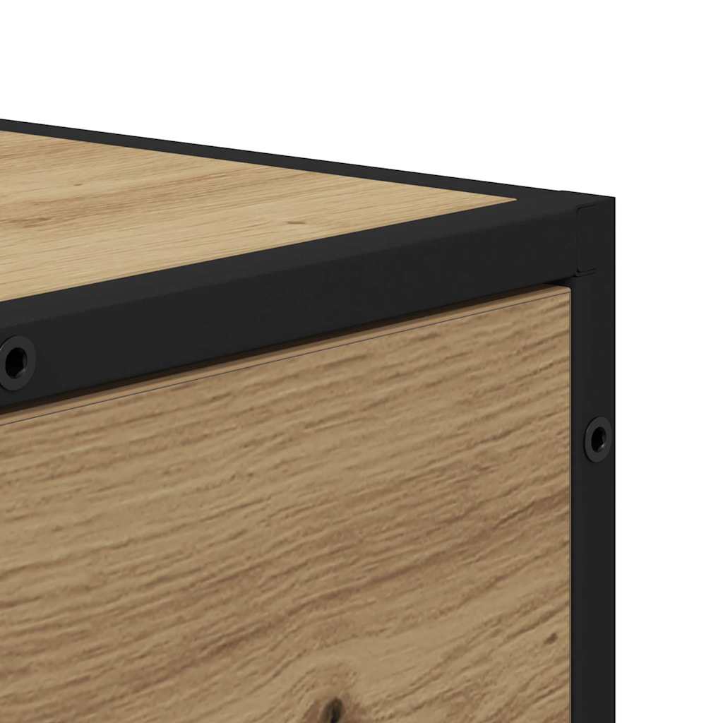 Sideboard Artisan-Eiche 35,5 x 35 x 76 cm