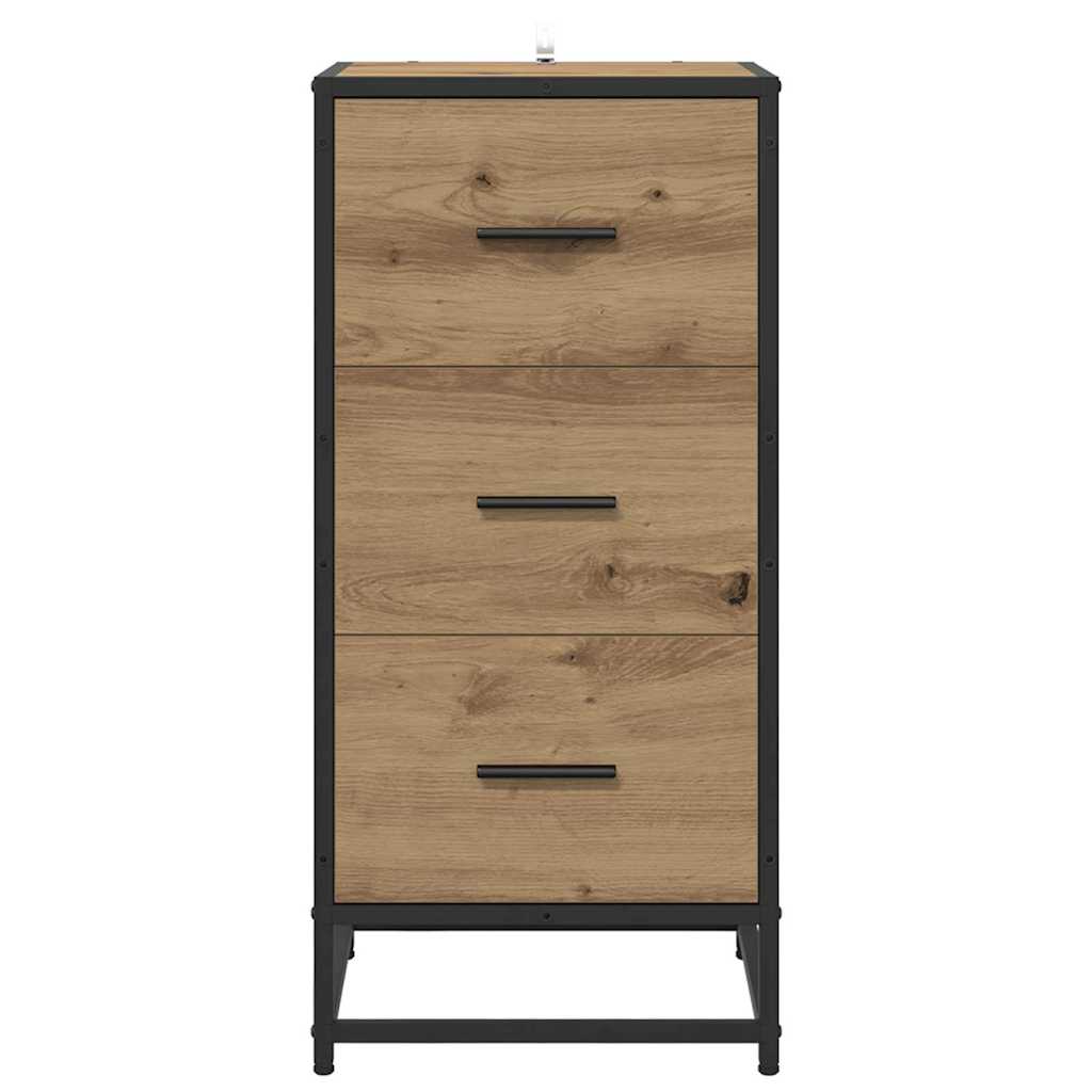 Sideboard Artisan-Eiche 35,5 x 35 x 76 cm