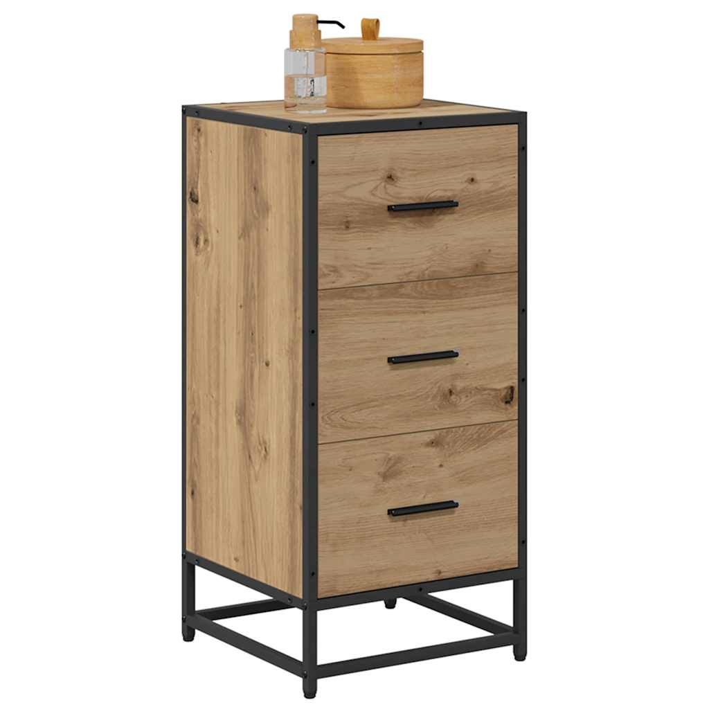 Sideboard Artisan-Eiche 35,5 x 35 x 76 cm