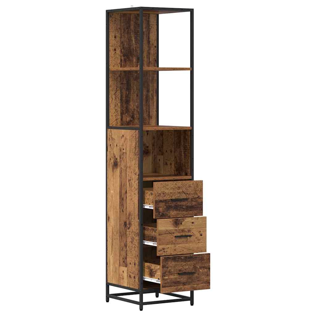 Badezimmermöbel-Set Altholz 35 x 37,5 x 166 cm Holzwerkstoff