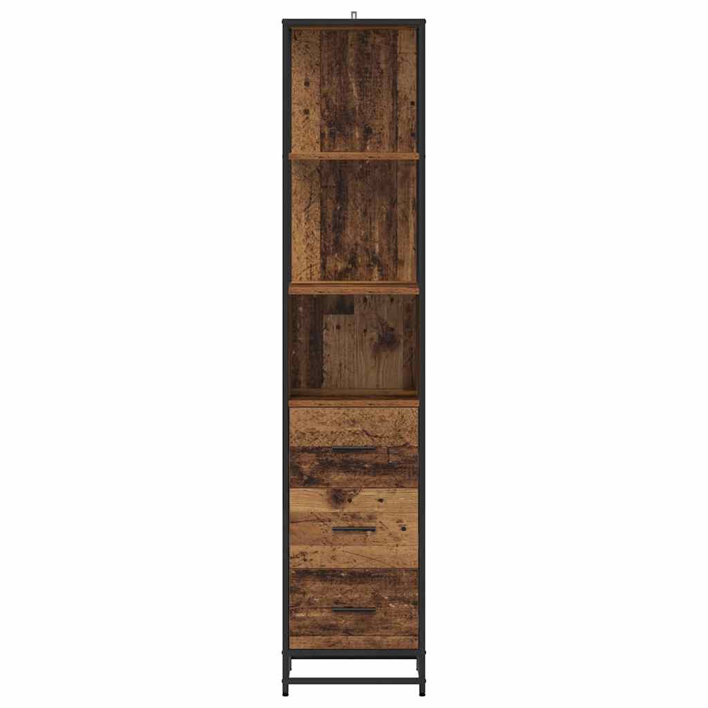 Badezimmermöbel-Set Altholz 35 x 37,5 x 166 cm Holzwerkstoff