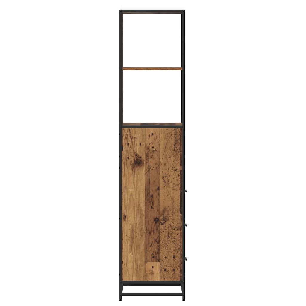 Badezimmermöbel-Set Altholz 35 x 37,5 x 166 cm Holzwerkstoff