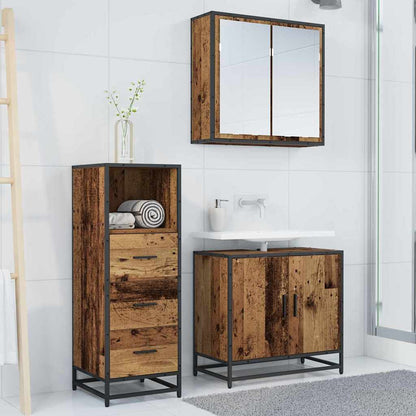 Badezimmermöbel-Set Altholz 35 x 37,5 x 100 cm Holzwerkstoff