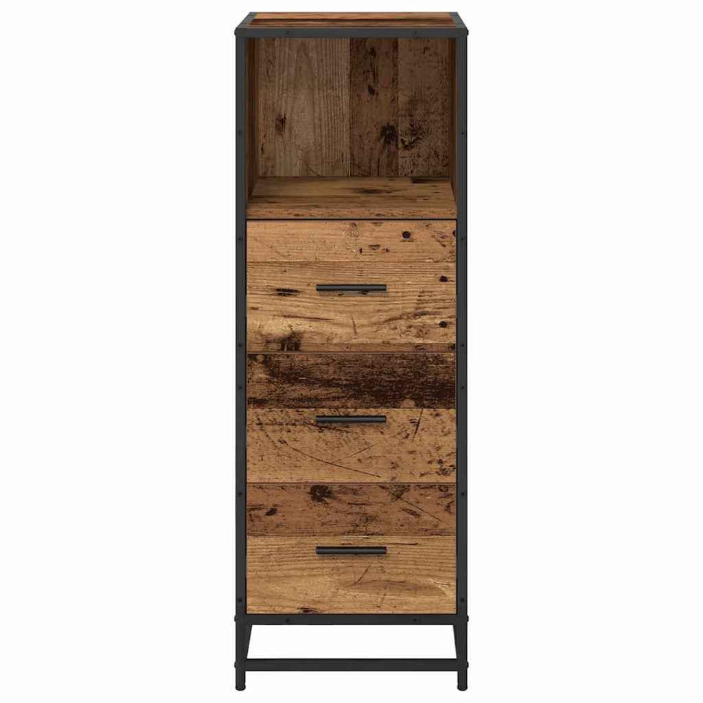 Badezimmermöbel-Set Altholz 35 x 37,5 x 100 cm Holzwerkstoff