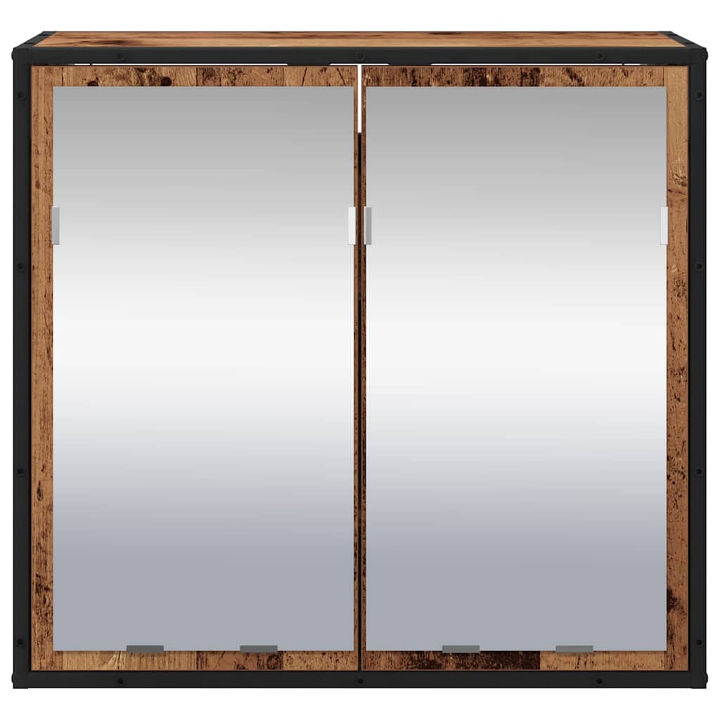 Wandregal Altholz 65 x 20 x 60 cm