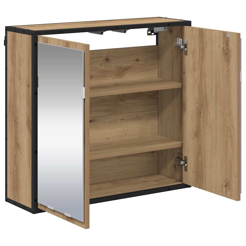 Wandregal Artisan-Eiche 65 x 20 x 60 cm