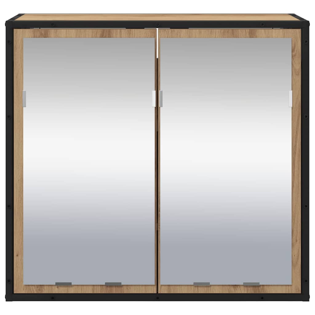 Wandregal Artisan-Eiche 65 x 20 x 60 cm