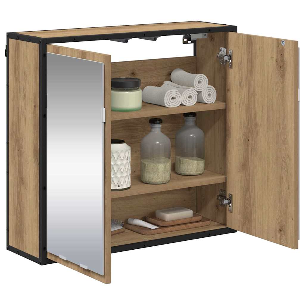 Wandregal Artisan-Eiche 65 x 20 x 60 cm