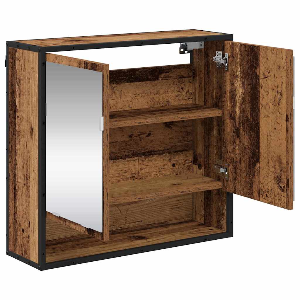Wandregal Altholz 65 x 20 x 60 cm