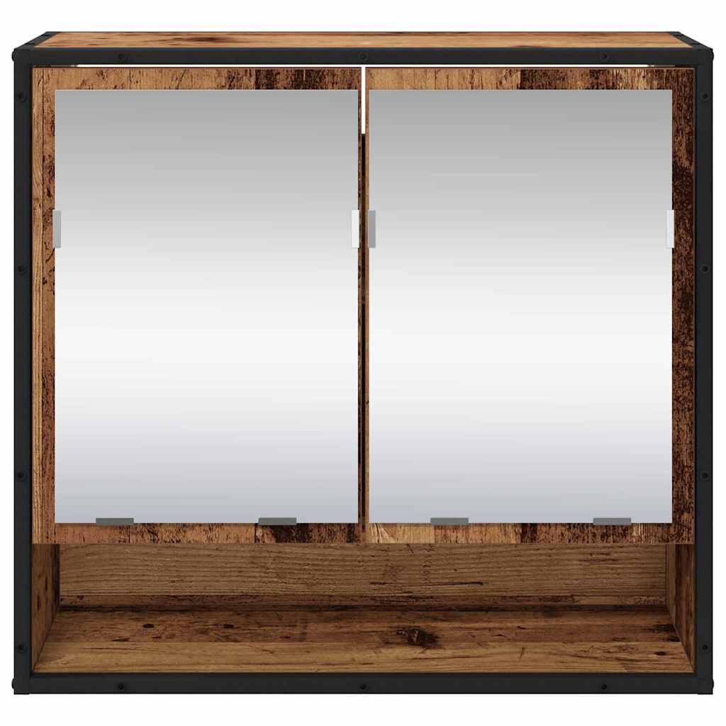 Wandregal Altholz 65 x 20 x 60 cm