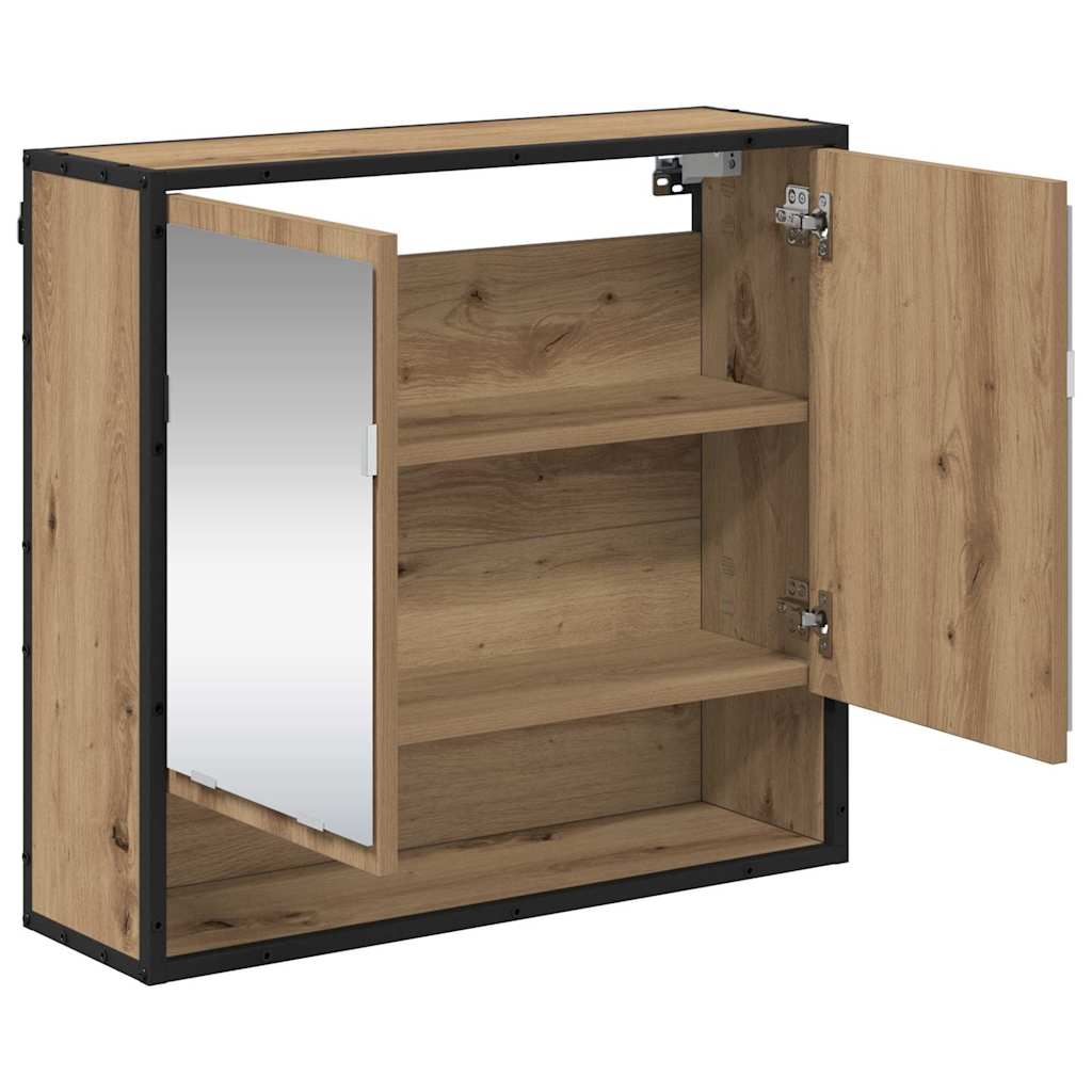 Wandregal Artisan-Eiche 65 x 20 x 60 cm