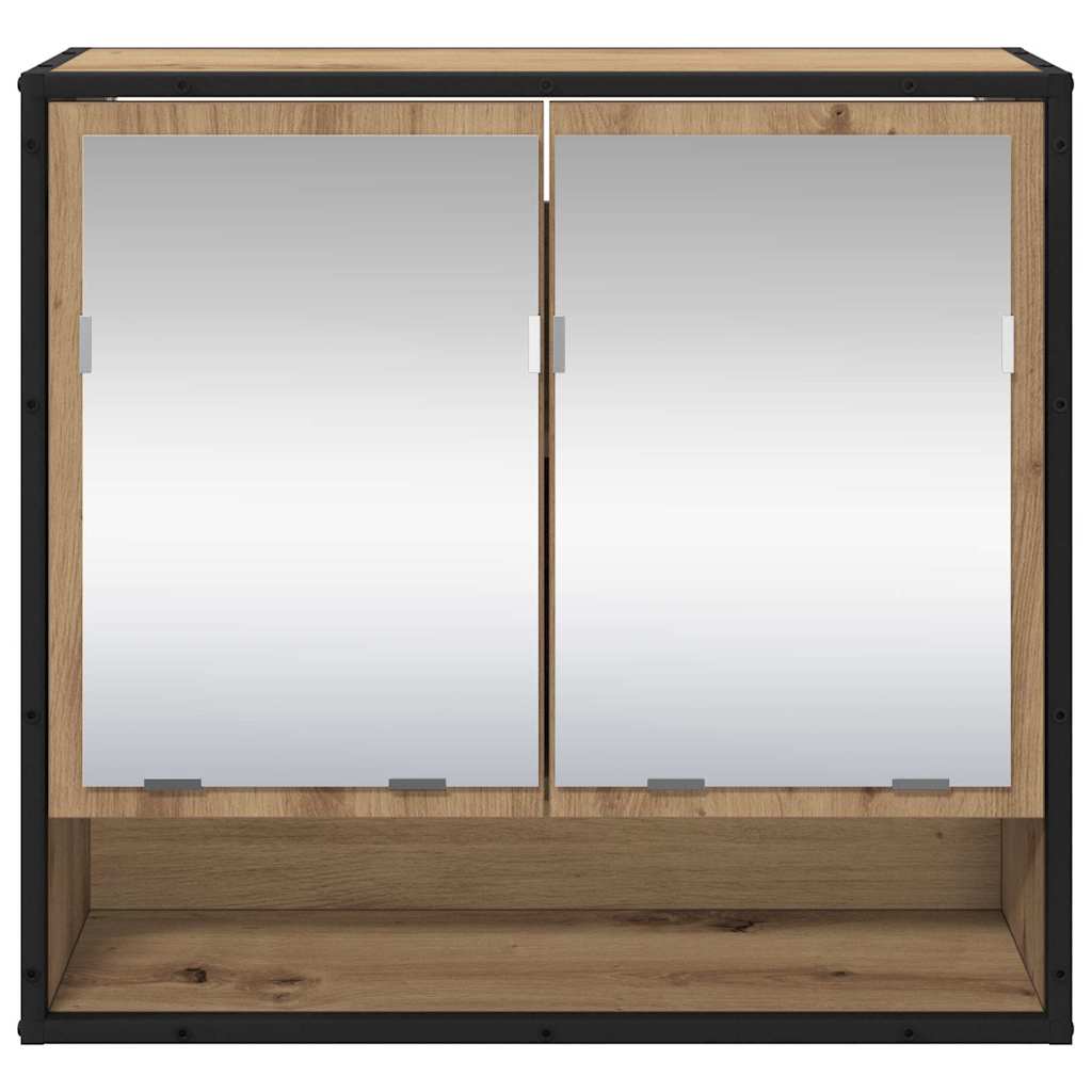 Wandregal Artisan-Eiche 65 x 20 x 60 cm