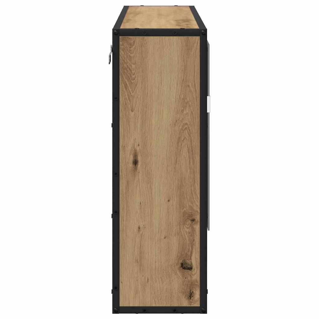 Wandregal Artisan-Eiche 65 x 20 x 60 cm