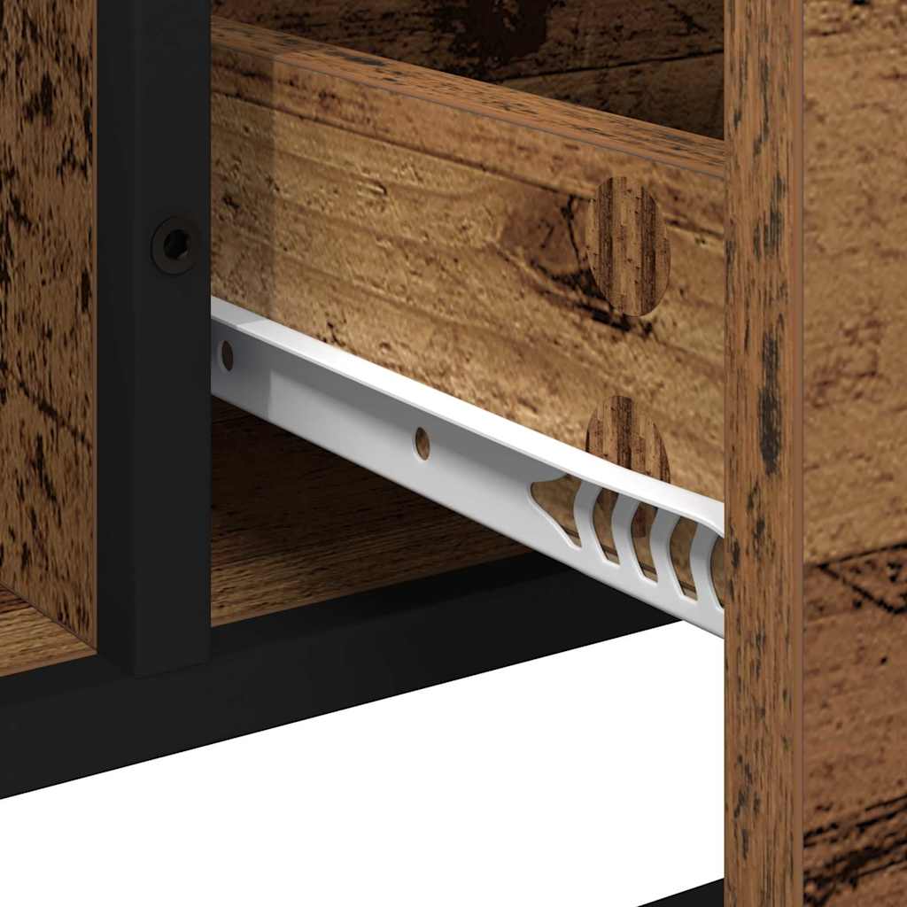 Badezimmerschrank Altholz 65 x 33 x 60 cm Holzwerkstoff