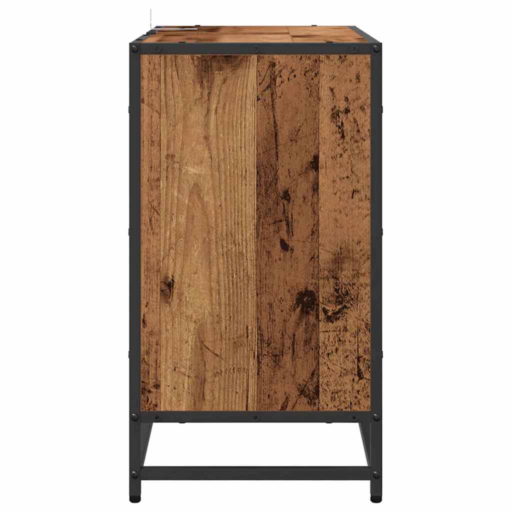 Badezimmerschrank Altholz 65 x 33 x 60 cm Holzwerkstoff