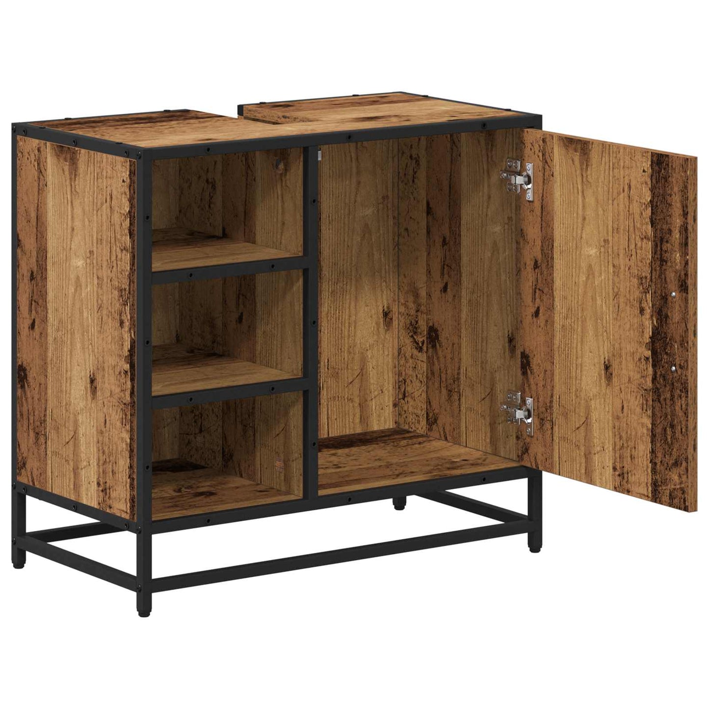 Badezimmerschrank Altholz 65 x 33 x 60 cm Holzwerkstoff
