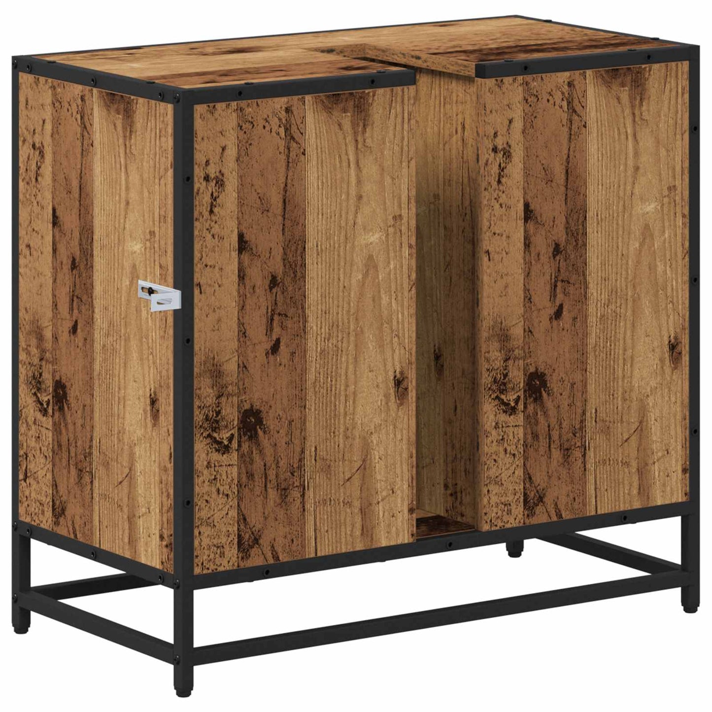 Badezimmerschrank Altholz 65 x 33 x 60 cm Holzwerkstoff