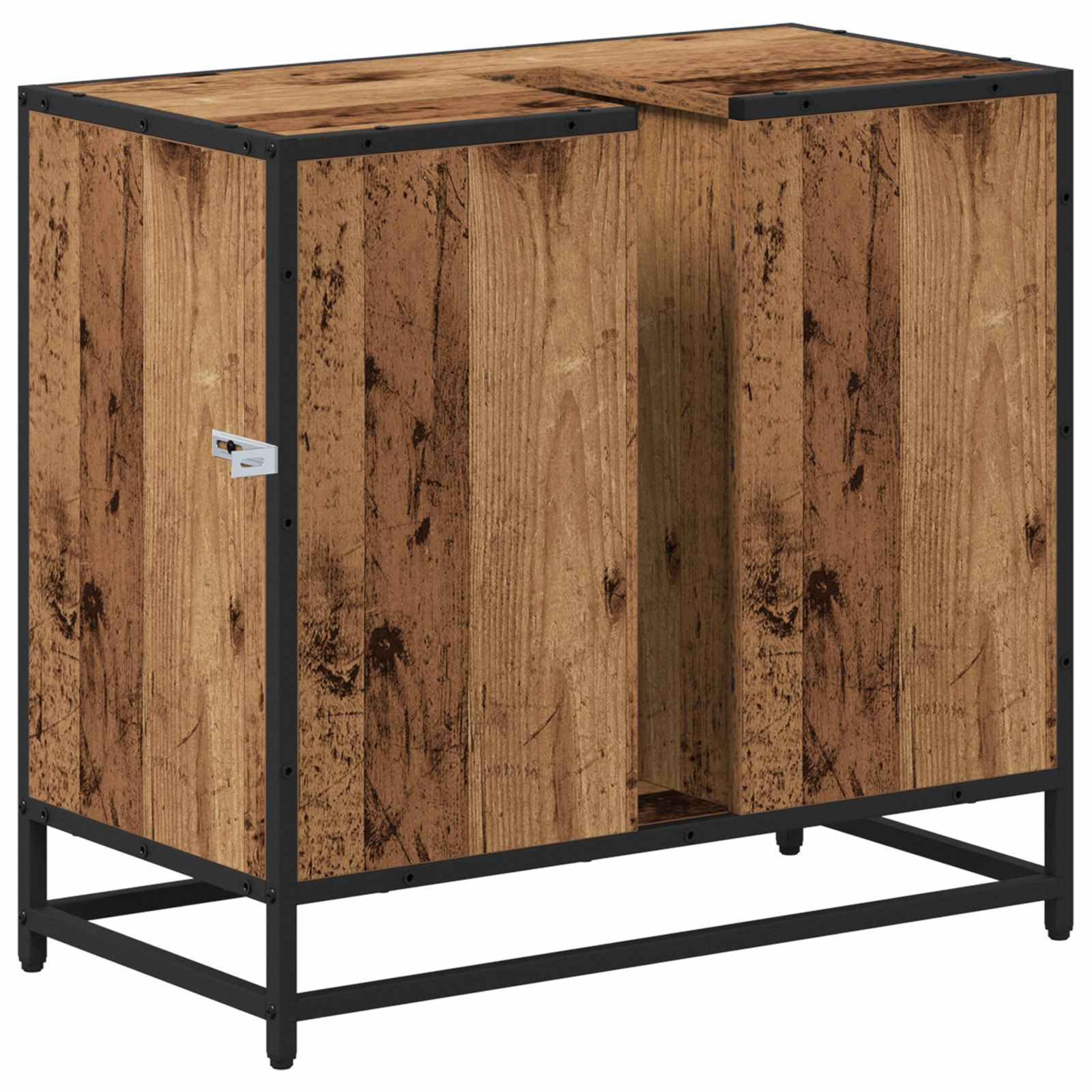 Badezimmerschrank Altholz 65 x 33 x 60 cm Holzwerkstoff