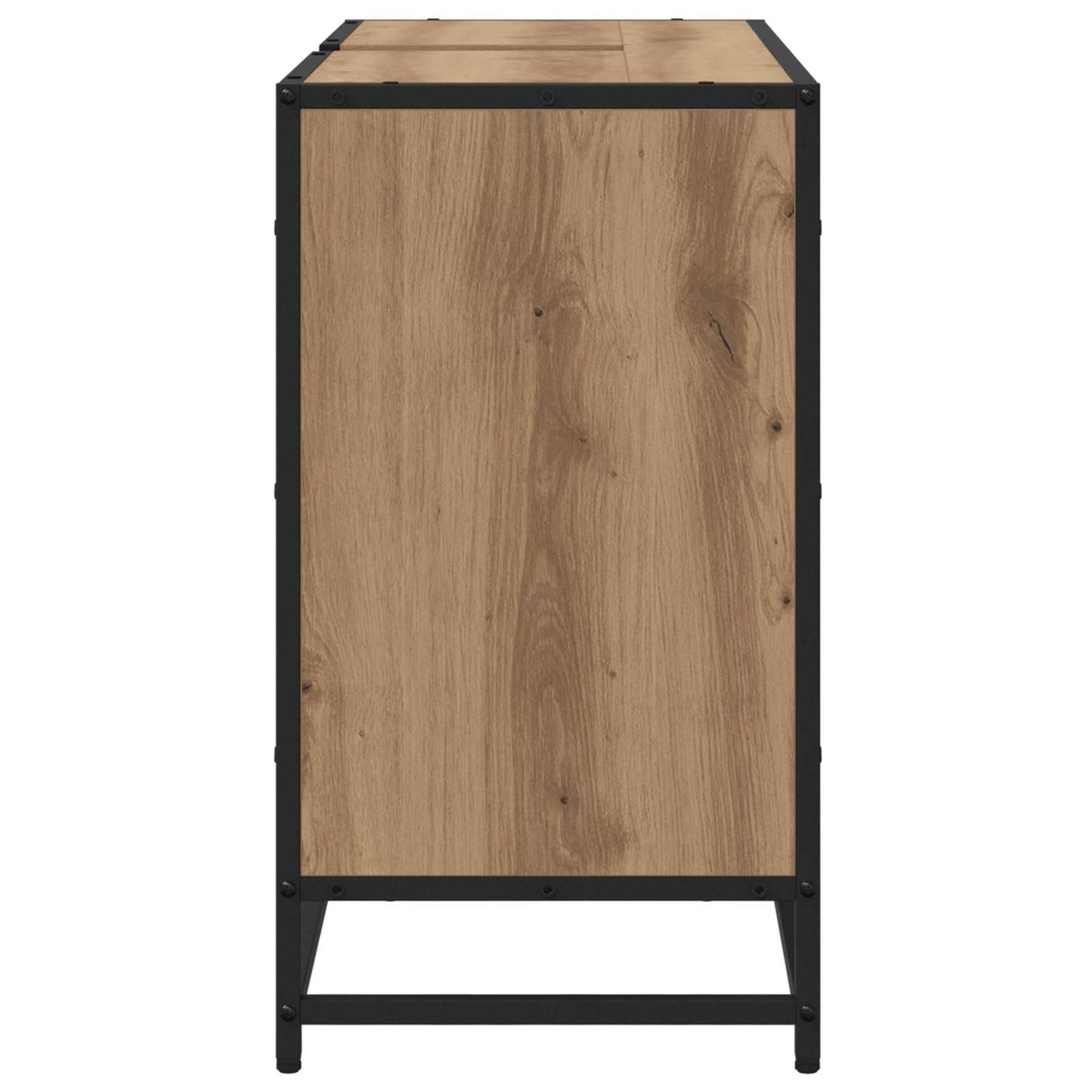 Badezimmerschrank Artisan-Eiche 80 x 33 x 60 cm Holzwerkstoff