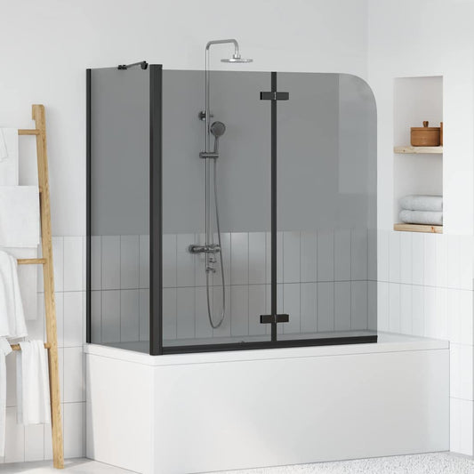 Bad-Duschschirm Schwarz 120 x 68 x 130 cm