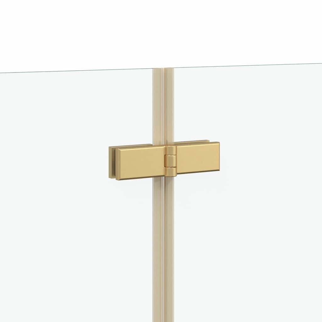 Bad-Duschschirm Gold 120 x 68 x 130 cm